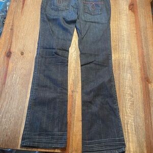 Lucky Brand Gray and Red Boot Cut Jeans